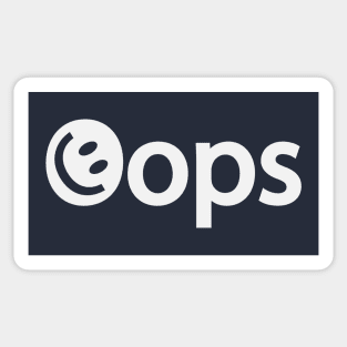 Oops creative artwork Sticker